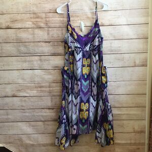 ‎URBAN NOMAD MIDI DRESS IN BATIK PRINT